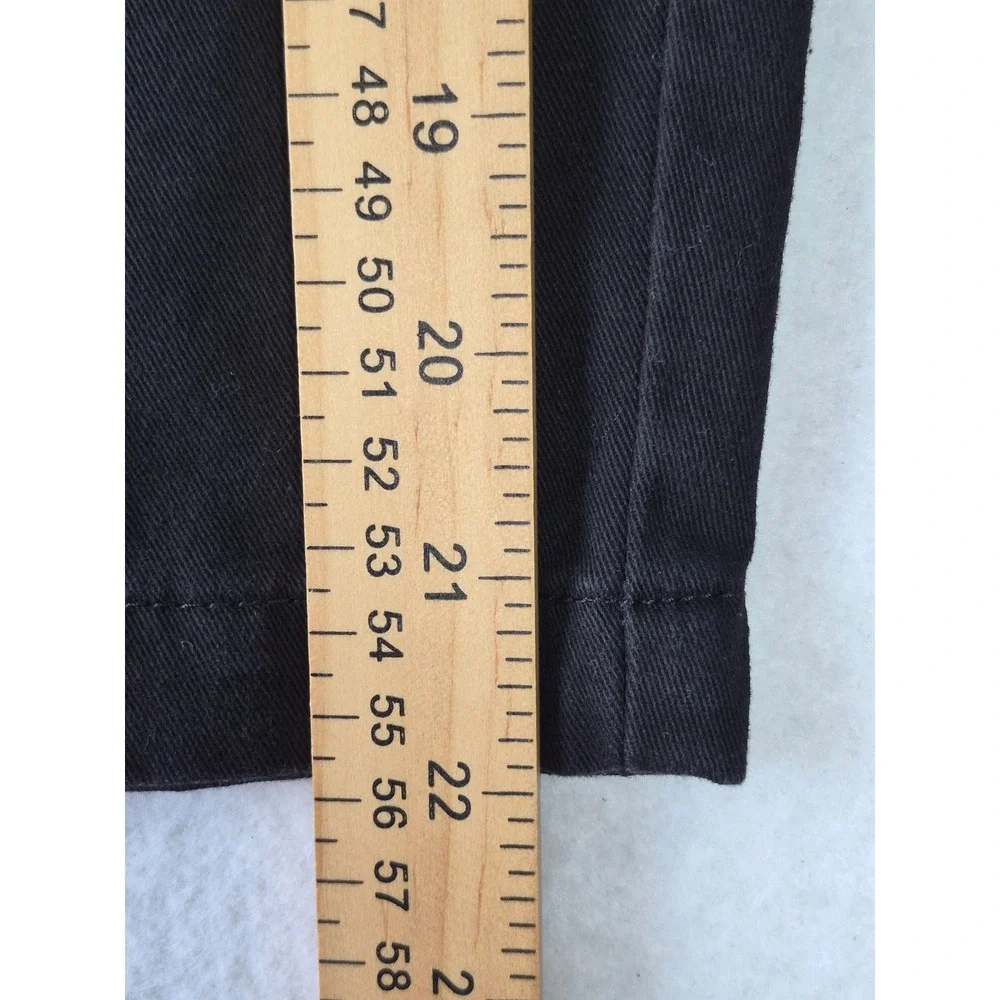 Volcom Vmonty Chino Shorts Mens 36 Black Stretch Skate Casual A0931350